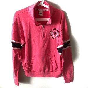 Victoria’s Secret PINK | Hot Pink Half Zip